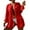 Red, variant on Swimsuit Coverup for Women Sheer Mesh Lightweight Long Sleeve Lapel Collar Open Front Cardigans Beach Cover Up
