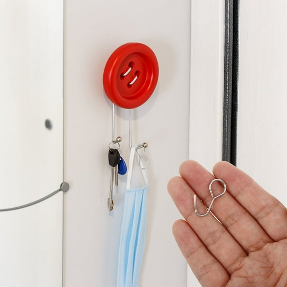 BESTONZON 100Pcs Automotive Seat Cover Hangers Silver Iron Hooks Easy Install for Car and Warehouse