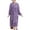 Purple, variant on Women's Long Sleeve Robe Fleece Long Pjs Fuzzy Comfy Warm Robe Bathrobe Plush Winter Soft Thick Sleeping Warm Blue Small-Large