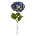 thumbnail image 2 of Nearly Natural 28in. Hydrangea Artificial Flower (Set of 3), Blue, 2 of 5