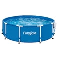 thumbnail image 3 of Funsicle 36” SureStep Pool Ladder with 10' x 30" QuickSet Inflatable Pool, 3 of 12
