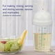 thumbnail image 4 of Salad Dressing Shaker Container Homemade Salad Dressing Bottle, 4 of 5