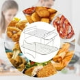 thumbnail image 4 of Ikoopy Air Fryer Rack for Double Basket Air Fryers Stainless Steel Grilling Rack Air Fryer Accessories Cooking Rack Toast Rack for Oven Microwave Baking Roasting, 4 of 8