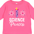 thumbnail image 4 of Inktastic Scientist Girls Science Princess Girls Long Sleeve Toddler T-Shirt, 4 of 5