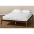 thumbnail image 6 of Baxton Studio Romy Queen Size Ash Brown Finished Wood Bed Frame, 6 of 9