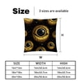thumbnail image 5 of Eyeball Throw Pillow Covers - Set of 2 - Unique Patterns, 16x16, 18x18, 20x20 Inches - Bed Pillow Decor for Home for All Occasions, 5 of 6