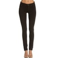 thumbnail image 2 of Stretch Skinny Knit Jegging Pants (Brown), 2 of 6