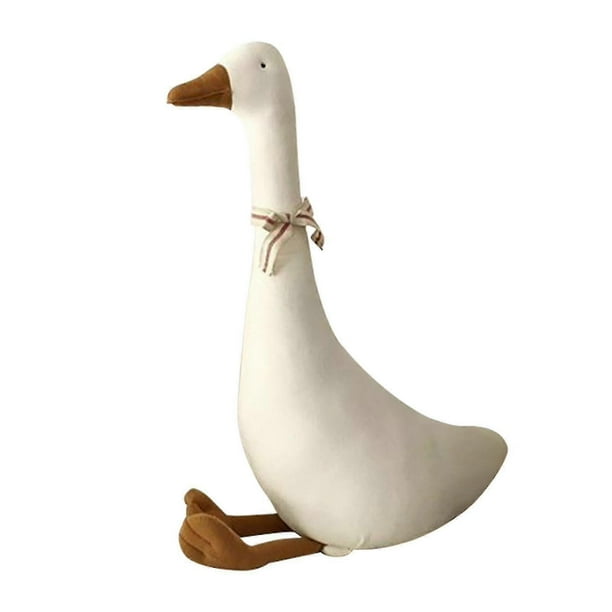 Ganso de peluche, juguetes de decoración del hogar, accesorios para niños, 35 cm, algodón