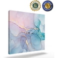 thumbnail image 2 of Canvas Wall Art for Living Room, Bedroom, Bathroom Decor, Abstract Watercolor Home Decorations Kitchen, Dining 12 Inch x , in in, (20210721-WLSZTW-003SLXM10017IAABWLS), 2 of 6