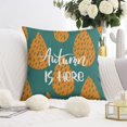 thumbnail image 3 of Autumn Maple Leaf Throw Pillow Covers Set Of 4, Linen Autumn Decorative Cushion Covers Home Decor, 3 of 5