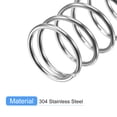thumbnail image 4 of Unique Bargains Compression Spring, 15 Pack 304 Stainless Steel, 15mm OD, 1.2mm Wire, 40mm Length, 4 of 6