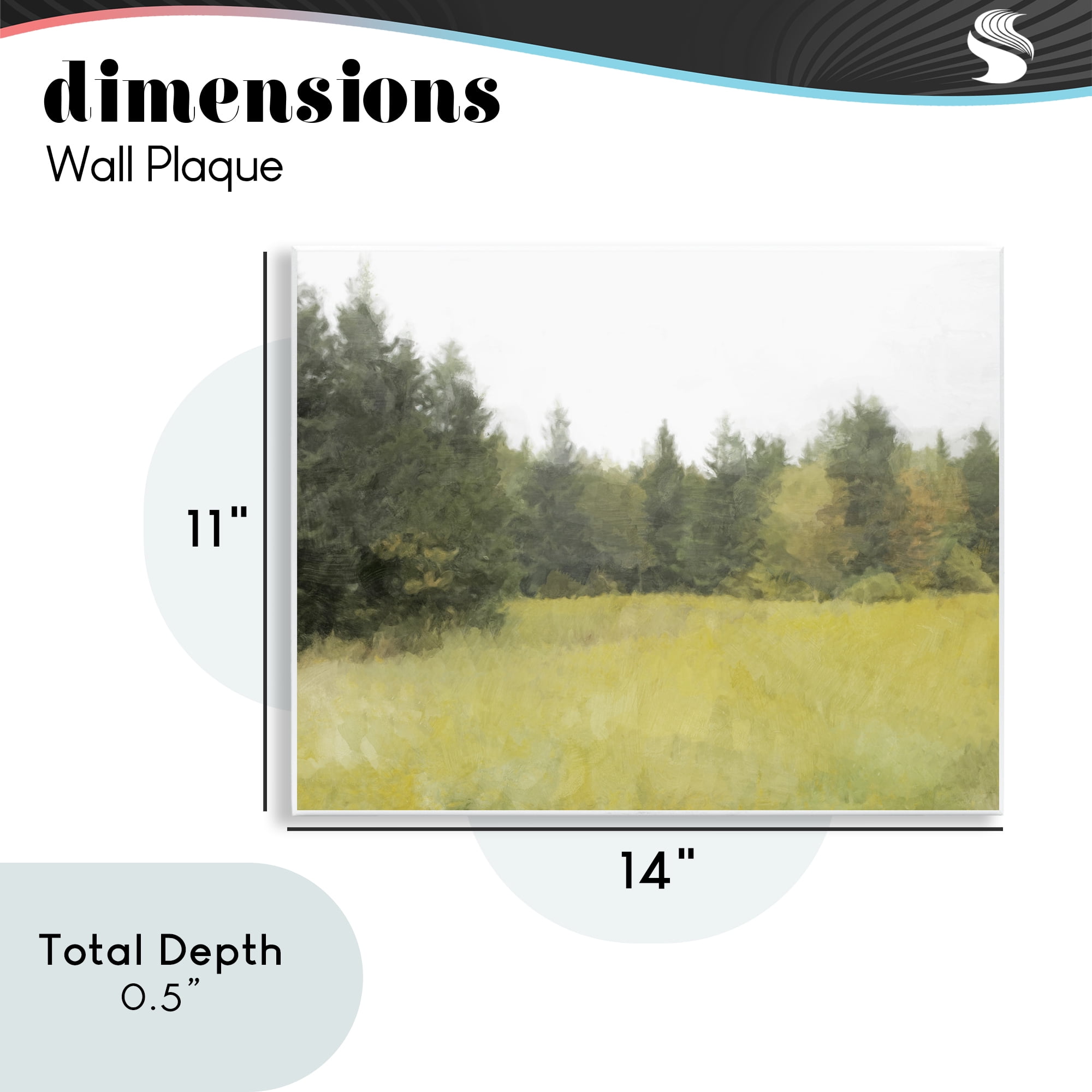 Stupell Industries The Forest's Vast Clearing Wall Plaque Art, design by Kim Curinga