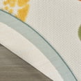 thumbnail image 6 of Nourison Aloha Indoor/Outdoor Teal Multi 7'10" x round Area Rug (8 Round), 6 of 9