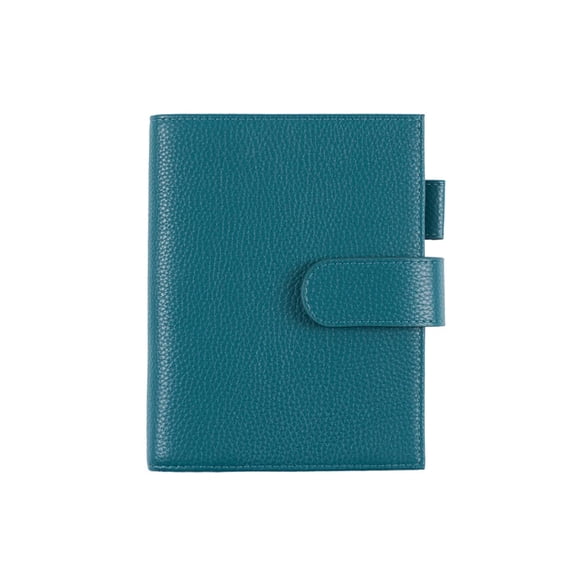 Moterm Housse en Cuir pour Ordinateurs Portables A6 - Convient aux Planificateurs Hobonichi Original, Stalogy et Midori MD, avec Boucle pour Stylo, Fentes pour Cartes et Poche Arrière (Galets-D)
