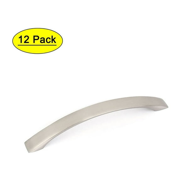 Uxcell Stainless Steel Furniture Arch Handle-0.16" Hole Diameter-12 Pack