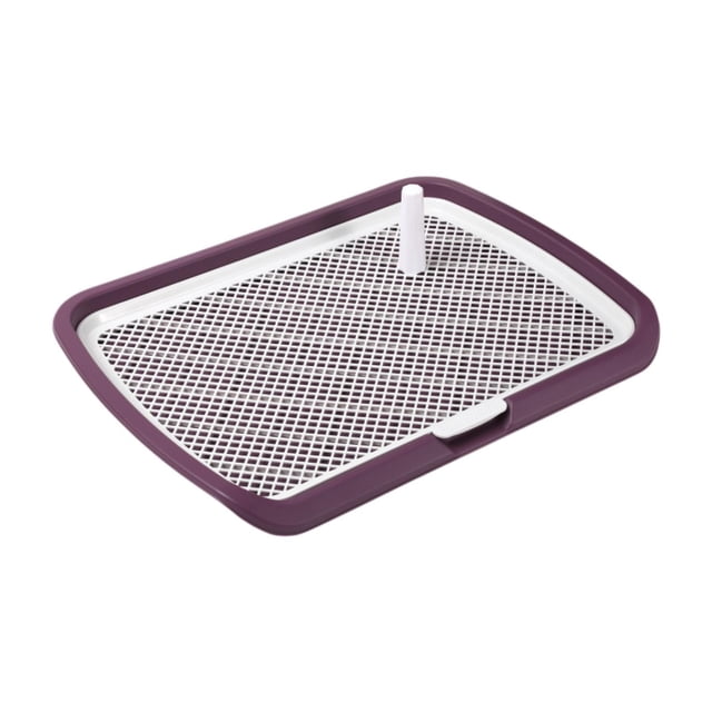 Bandeja para orinal para perros, bandeja para orinal para perros, inodoro de entrenamiento resistente para perros, cachorros Púrpura