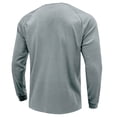 thumbnail image 3 of zbxnLI Men Long Sleeve Shirts Button T-Shirts Solid Color Casual Lightweight Pullover Crewneck Basic Tees, 3 of 4