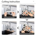 thumbnail image 5 of Yayeee Faucet Mat for Kitchen Sink 30" Diatomite Long Splash Guard Pad, Cats and Hearts, 5 of 7
