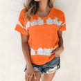 thumbnail image 4 of Wolfast T-Shirts pour Femmes Mode Femmes Mode T-Shirt Imprimé Manches Courtes Blouse Col Rond Hauts Décontractés Manches Courtes Blouses pour Femmes, 4 of 9