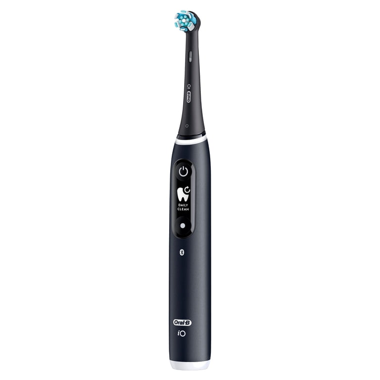 Oral-B iO Series 6 Powered Electric Toothbrush, Black Lava, with 1