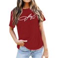 thumbnail image 5 of Women's Vintage Dolly Shirts Parton Memorial T-Shirt Crewneck Short Sleeve T Shirts Casual Country Music Shirt Tops Fashion Graphic Tees Tshirt XXL, 5 of 6