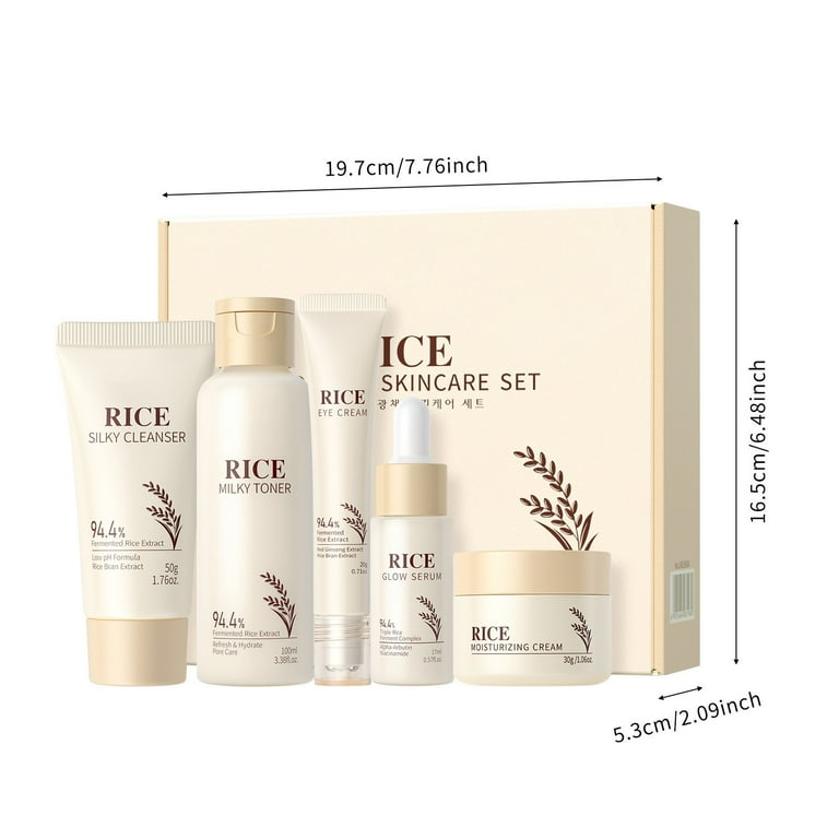 Beauty Products for Women, Rice Five Piece Moisturizing Cream