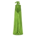 thumbnail image 4 of DHFJKG Formal Dresses For Women Wedding Guest Dress Summer Halter Silk Satin Sleeveless Flowy Maxi Dress Party Prom Stylish Dresses, 4 of 7