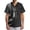 Dark Gray B, variant on Men's Halloween Print Scrub Tops Short Sleeve V-Neck Chest Pocket Dark Shadow Halloween Graphic Medical Work Tunic Shirts for Male Care Nurses White B 5XL
