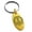 Gold, variant on Stainless Steel Majesty Thor's Hammer Mjolnir Viking Engraved Small Oval Charm Keychain Keyring