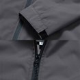 thumbnail image 7 of LEKODE Rain Jacket Men Hiking Jacket Windproof Trench Coats Lightweight Jacket Golf Jacket Waterproof Jacket Light Weight Jackets Womens Dustproof Loose with Pocket Daily Wear Gray 4XL, 7 of 7