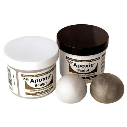 Aves Apoxie Sculpt 1 Lb. Stone White - 2 Part Modeling Compound (A & B)