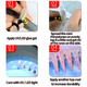 thumbnail image 3 of Arte de uñas de cristal, diamantes de imitación con parte posterior plana, 3 of 5