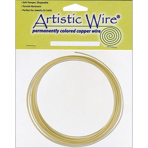 Artistic Wire 16Ga Tarnish Resistant Brass 10ft