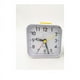 thumbnail image 4 of Reloj despertador analógico pequeño con pilas, silencioso, sin tictac, pitidos ascendentes, repetición, funciones de luz, fácil de configurar (blanco), 4 of 5