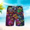thumbnail image 1 of Pantalones cortos de playa con estampado 3D para hombre, ropa informal de animales, tiburón, ballena, Mar submarino, Harajuku, para correr Fivean unisex, 1 of 2