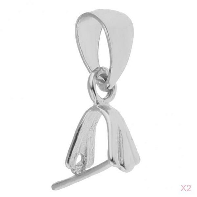 2 Piezas Colgantes Bails Conectores Corchetes Para Joyería Artesanal Haciendo Accesorios