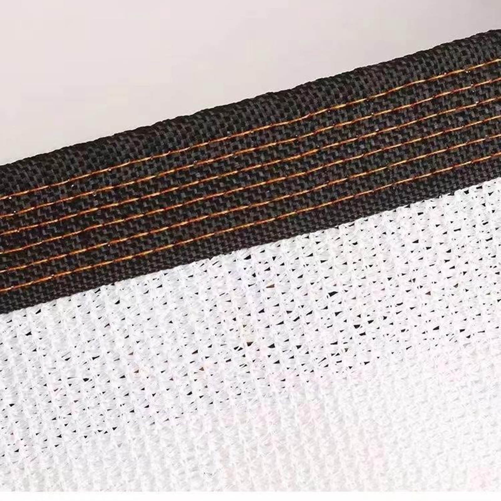 Shade Cloth Sunblock Shade Net Garden Pergola Greenhouse Shade Netting Breathable Awning Mesh Tarp with Grommets Privacy Netting 6.5x6.5ft White