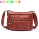 thumbnail image 2 of Bolso cruzado con estampado de múltiples bolsillos para mujer, bandolera informal de gran capacidad, de cuero Pu Fivean unisex, 2 of 2