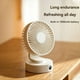 thumbnail image 3 of Ventilador de Escritorio Portátil Compacto, USB, Ajustable, para Uso Doméstico, con Pantalla Digital Inteligente, Novedad de Verano. Mini Ventilador Eléctrico C., 3 of 5