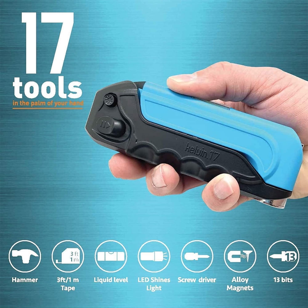 Kelvin KELVIN-17-BLB The Everyday Multi-Tool with Flashlight Blue 2 Pack