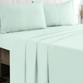 thumbnail image 5 of MALLONI HOME Full Size Sheet Set - Cotton Rich Bedding Sets Full, 4 Piece Deep Pocket Full Bed Sheets - Ultra Soft, Wrinkle Resistant, Quick Dry, Easy Care Full Sheets - Sea Green, 5 of 6