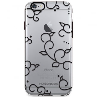Apple Iphone 6 Plus 6s Plus Puregear Motif Series Case Clear Black Vines Walmart Com