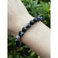 thumbnail image 6 of 10 Pcs Banded Agate Matt Crystal Bead Bracelet 8mm, Genuine Banded Agate Matt Stretch Gemstone Bracelet, Healing Crystal Bracelet, Gift for Men & Women, 6 of 10