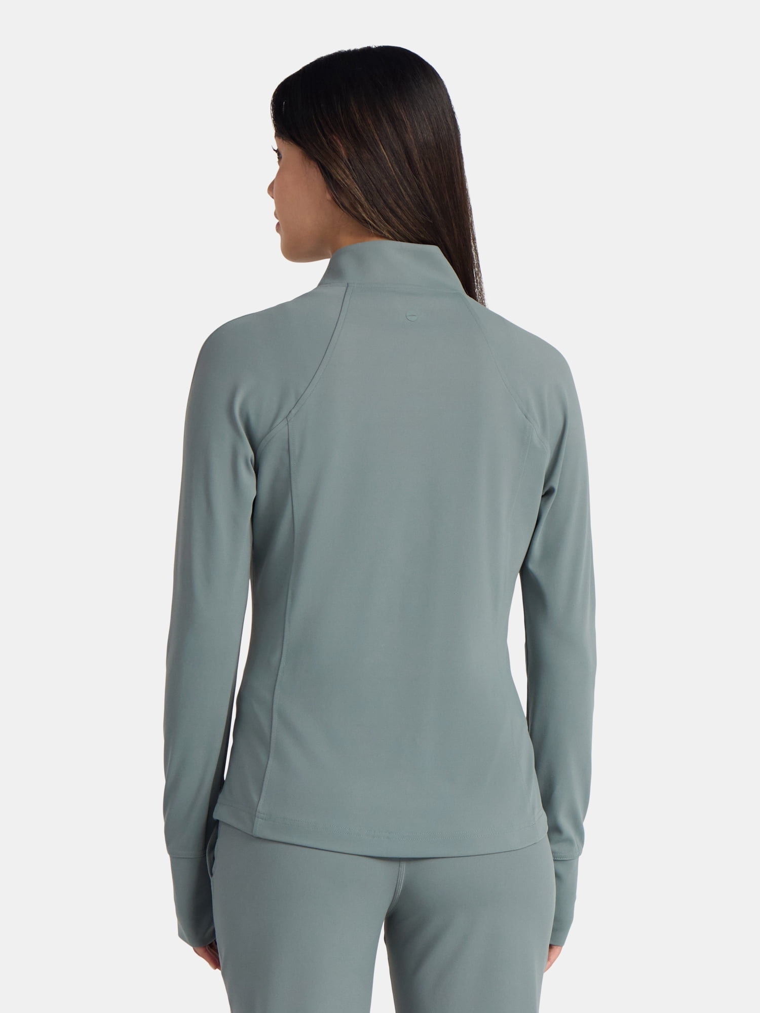 Avia Women's and Women's Plus SoftSculpt Zip Up Active Jacket, Sizes XS-4X
