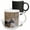 Multicolor, variant on 3drose, White-tailed Deer Buck Close up in the Thistles., 11oz Two-tone Black Mug