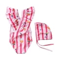thumbnail image 3 of Cethrio Girls One-Piece Swimsuits, Summer Quick-drying Cute Beach Girls'Swimwear Hot Pink Size 4-5 T, 3 of 4
