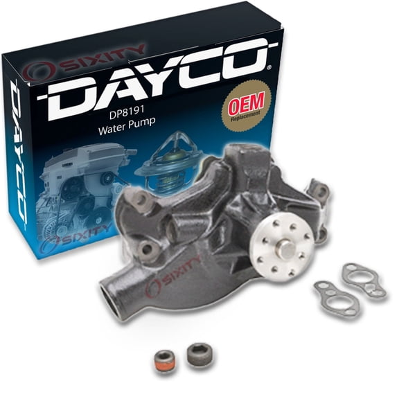 Dayco Engine Water Pump P/N:Dp8191 Fits select: 1972-1982 CHEVROLET CORVETTE, 1982-1985 GMC C5000