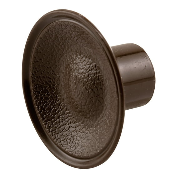 Bi-Fold Door Pull Knob, 1-13/16 in. diameter, Brown Color, Plastic (2-pack)