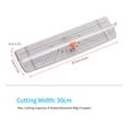 thumbnail image 4 of Graflsoa Aibecy Manual A4 Paper Cutter with Straight Slide Blade, Portable Design in Black/White/Blue, ABS Material, 30cm Cutting Width, 8-Sheet Capacity, Lightweight at 127g, 4 of 6