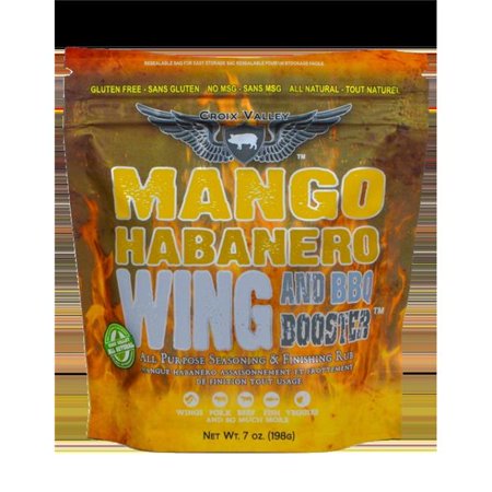 Croix Valley Foods 108192 7 oz Mango Habanero Wing & BBQ Booster